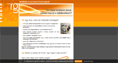 Desktop Screenshot of honlapelemzes.rgstudio.hu